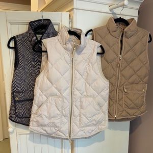3 Puffer Vests (ONLY LEFT AND MIDDLE AVAILABLE)